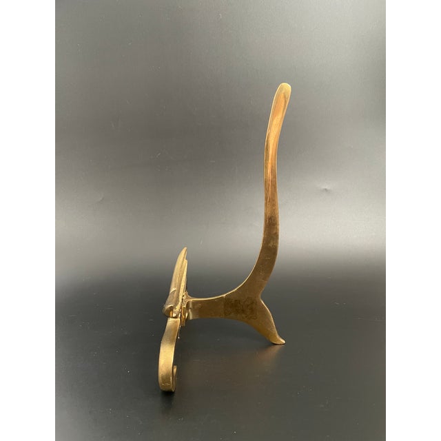 Mid 20th Century Mid Century Chinoiserie Brass Easel For Sale - Image 5 of 11