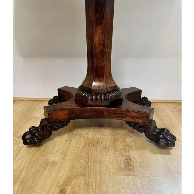 Early 19th Century Antique William IV Rosewood Card Table, 1830s For Sale - Image 5 of 13