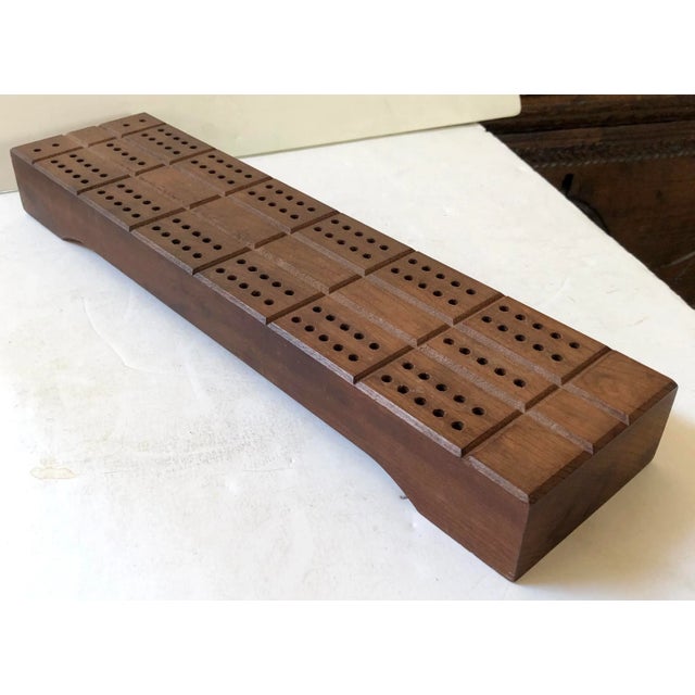 Solid Wood Cribbage Board For Sale In San Francisco - Image 6 of 6