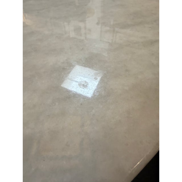 Oly Studio Luca Dining Table, White Granite For Sale In San Francisco - Image 6 of 12