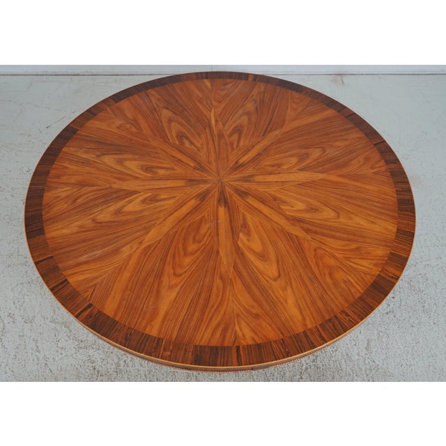 Traditional Italian Regency Dolphin Base Round Dining Room Table For Sale - Image 3 of 12