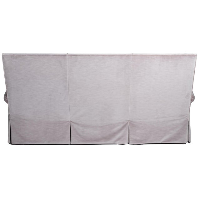 1990s Donghia Velvet Sofa For Sale In New York - Image 6 of 6