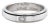 Piaget 18ct White Gold Possession Diamond Spinning Ring 0.02ct 6.31g, Size 9.25 For Sale