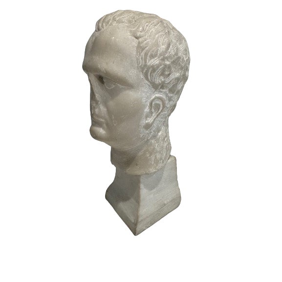 White 18th Century Marble Head For Sale - Image 8 of 8
