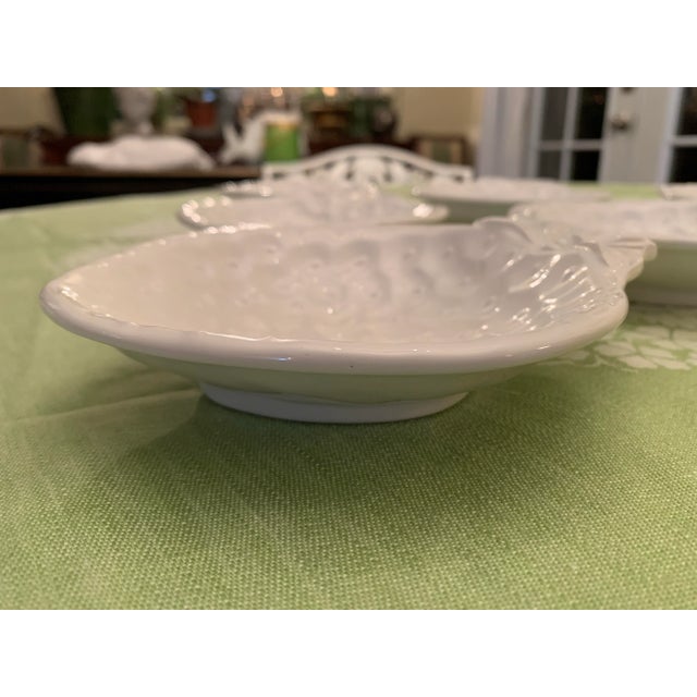 Ceramic Vintage Italian Strawberry Dessert or Berry Bowls Set of 6 For Sale - Image 7 of 12