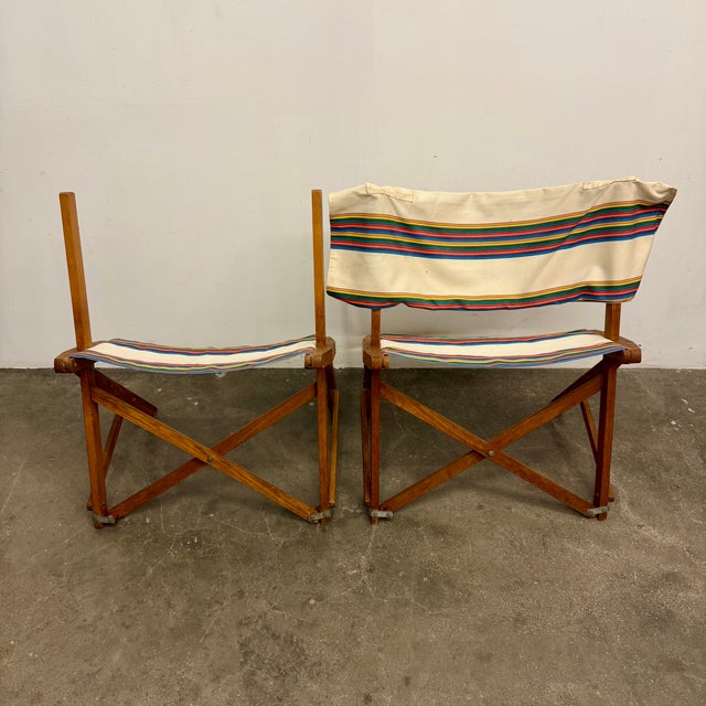 Praia Folding Chairs by Piergiacomo Castiglioni for Gavina, 1960s, Set of 2 For Sale - Image 6 of 14