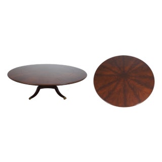 Karges Round Mahogany Dining Room Table For Sale