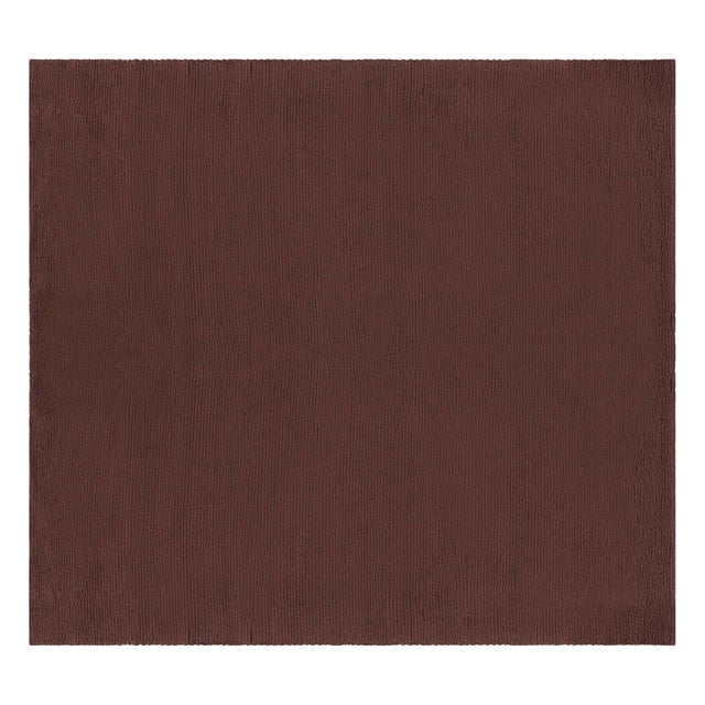 Doris Leslie Blau Vintage Moroccan Brown Rug For Sale