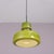 Green Glass Hanging Lamp with Copper Details by Victor Berndt for Flygsfors, Sweden, 1970s For Sale - Image 6 of 9