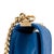 Blue Chanel Small Boy Flap Blue Quilted Lambskin Gold Hardware Shoulder Bag For Sale - Image 8 of 12