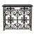 19th Century French Iron Console With Marble Top For Sale
