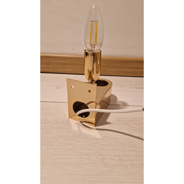 Large Wall Lights in Brass and Murano Glass, 1990s, Set of 2 For Sale - Image 14 of 18