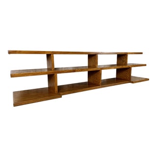 1970s Modern Stair Step Bookshelves For Sale