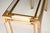 Gold Vintage Italian Acrylic and Brass Console Table, 1970 For Sale - Image 8 of 11