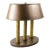 Mid-20th Century Modern Bouillotte Table Lamp With Brass Body and Shade, Italy For Sale