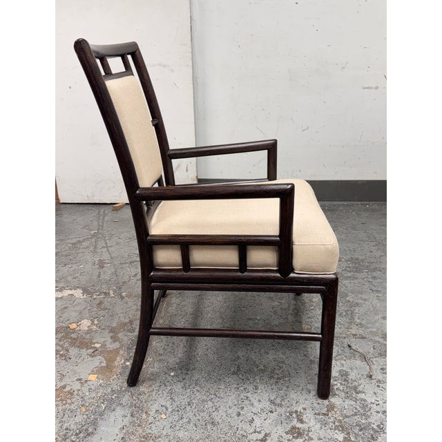 McGuire Furniture Asian Modern Armchair For Sale In San Francisco - Image 6 of 12