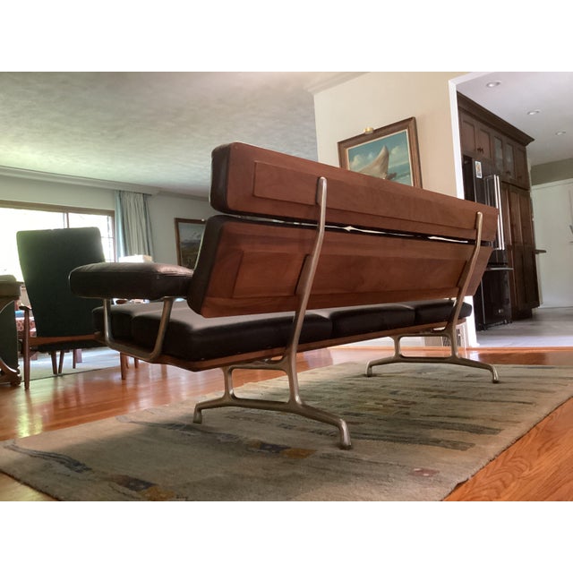 Mid-Century Modern Eames Three Seat Sofa 1984 For Sale - Image 3 of 5