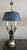 Victorian Antique Brass, Bronze, and Marble Cherub Bouillotte Lamp For Sale - Image 3 of 18