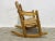 Brutalist Rocking Chair with Wickerwork, 1970s For Sale - Image 6 of 11