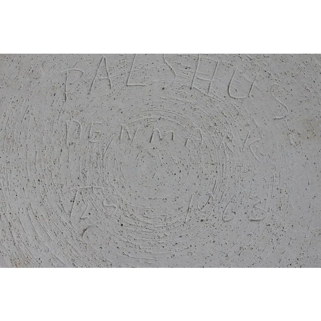 Ceramic Large Low Stoneware Dish with Deep Blue Glaze by Per Linnemann-Schmidt ,1963 For Sale - Image 7 of 10