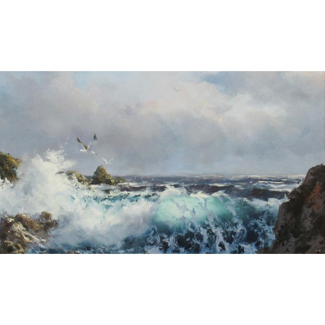 Paint Robert Wee, California Coast, 1978 For Sale - Image 7 of 12