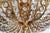 Metal Large Hollywood Regency Chandelier in Brass and Crystal from Peris Andreu, 1960s For Sale - Image 7 of 9