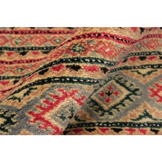 1980s 1980s Vintage Bokhara Wool Rug -10′8″ × 14′1″ For Sale - Image 4 of 8