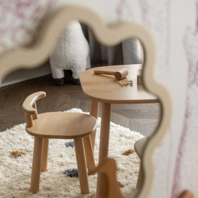 Hvyli Round 40 - Mini Wavy Mirror For Sale - Image 6 of 6