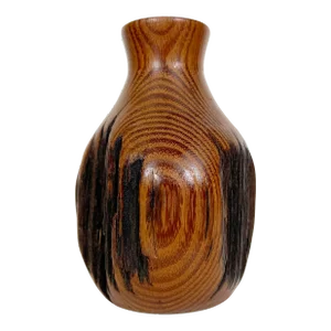 Vintage Live Edge Locust Wood Budvase