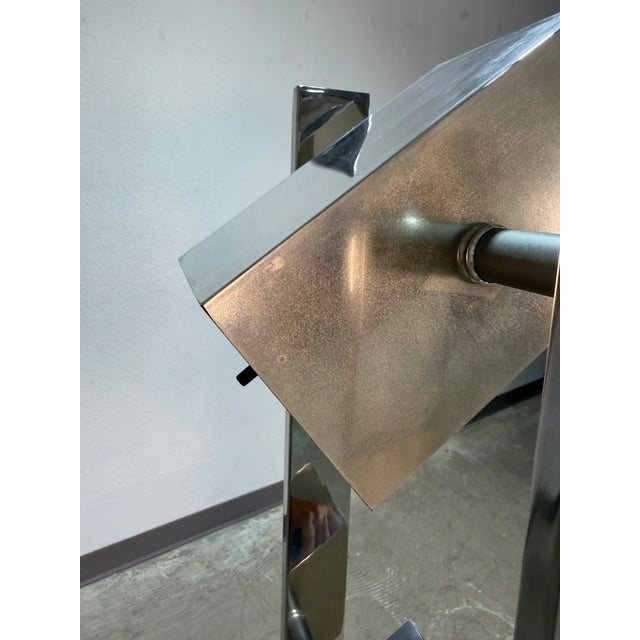 Mid Century Chrome Space Age 3 Light Floor Lamp For Sale - Image 11 of 12