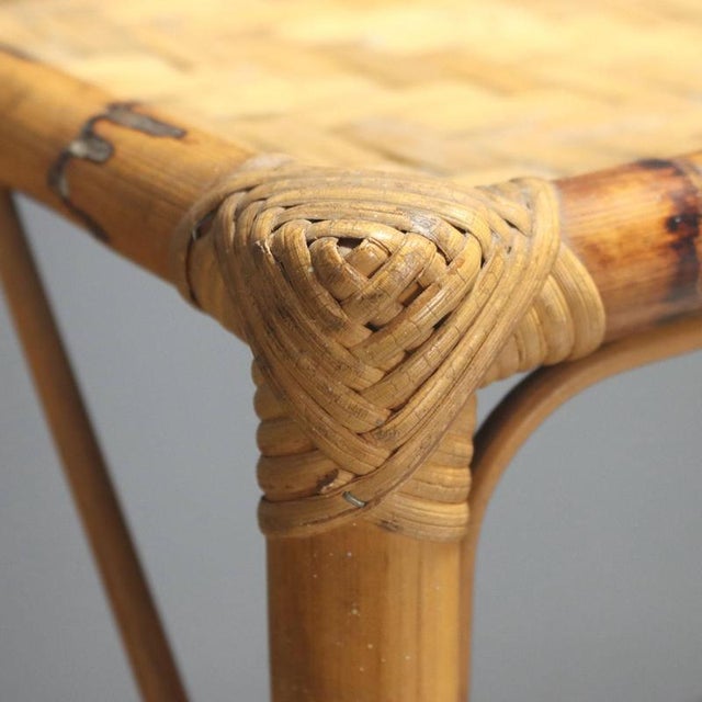 Vintage Bookcase in Bamboo, 1980s For Sale - Image 6 of 9