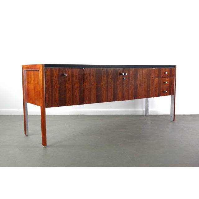 1970s Rosewood Credenza Case Piece by Herman Miller for Biltrite Canada For Sale - Image 9 of 13