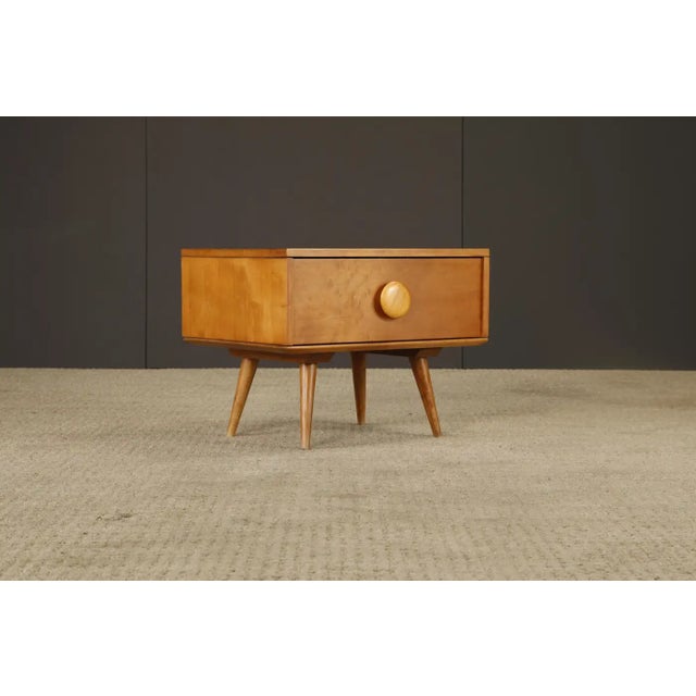 Paul McCobb Paul McCobb for Winchendon Planner Group Nightstand / End Table, 1950s, Signed For Sale - Image 4 of 18