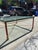 Mid 20th Century Hollywood Regency Neoclassical Brass & Faux Tortoise Bamboo Coffee Table With Glass Top For Sale - Image 11 of 12