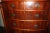 Wood Vintage Empire Bow Front Chest of Drawers For Sale - Image 7 of 11