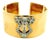 1930s Art Deco Diamond Platinum & 14k Gold Wide Marriage Cuff Bracelet For Sale