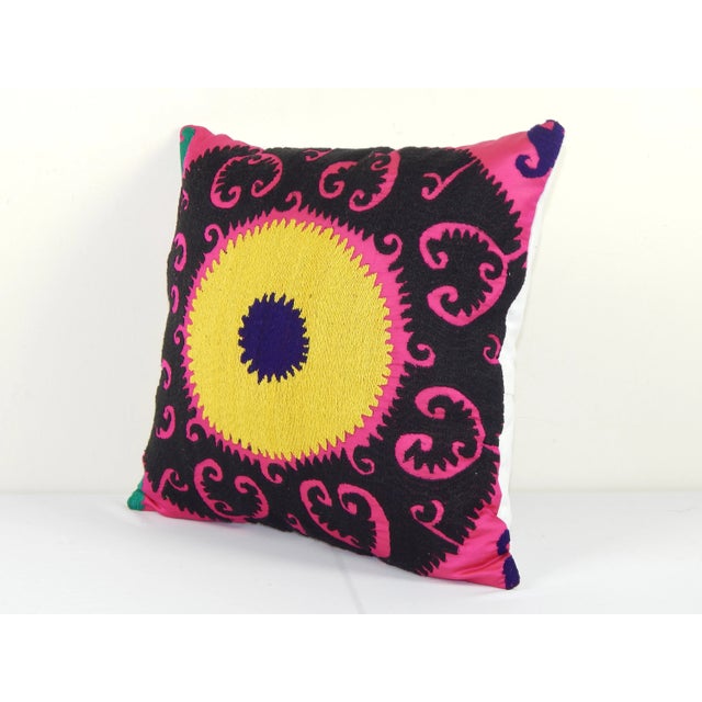 Suzani Cushion Cover For Sale - Image 4 of 5