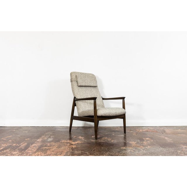 Mid-Century High Back Armchair by Edmund Homa, 1960s For Sale - Image 6 of 14