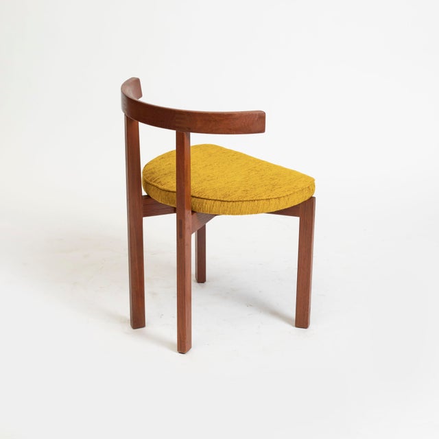 Brown Teak Dining Chairs by Inger Klingenberg for France & Søn, Denmark, 1960s, Set of 5 For Sale - Image 8 of 12