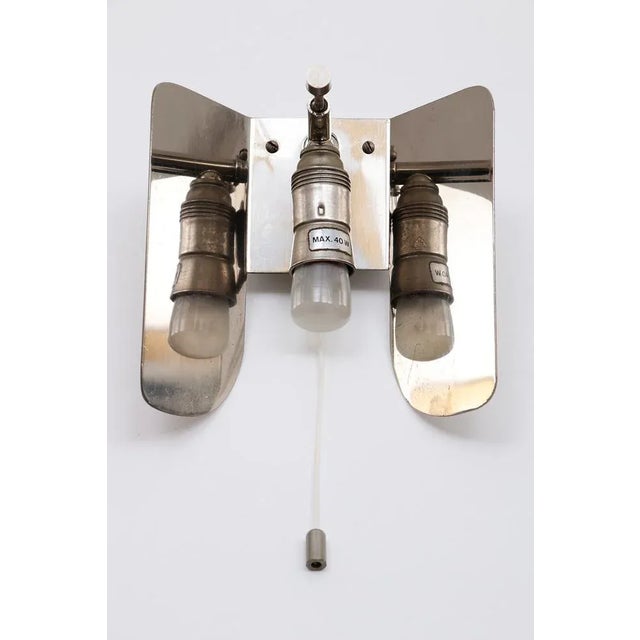 Silver Wall Lamp Model Steen by J.T Kalmar Franken for Kalmar Franken Kg, 1970s For Sale - Image 8 of 10