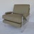 American Pair of Lucite Armchairs With Brass Hardware and New Upholstery. u.s.a. 1980's For Sale - Image 3 of 6