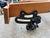 1970s Vintage i.d Cotterman Co. Solid Oak Library Rolling Ladders - A Matching Pair For Sale - Image 5 of 13