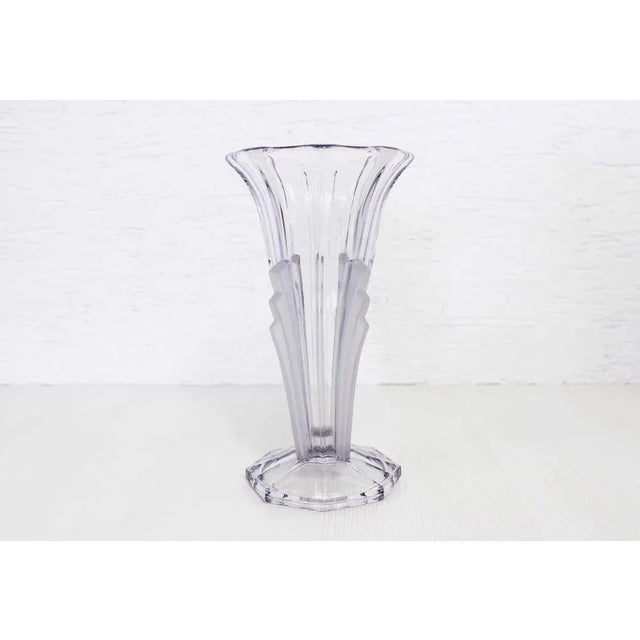 Art Deco Vase in Glass, 1930s For Sale - Image 12 of 12