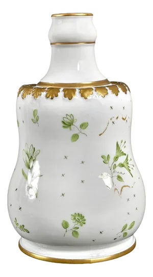 Antique Hand-Painted Porcelain Vase, 1840s