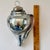 Silver Oversized Vintage Mercury Glass Conch Shell Christmas Ornament - Kugel Style For Sale - Image 8 of 8
