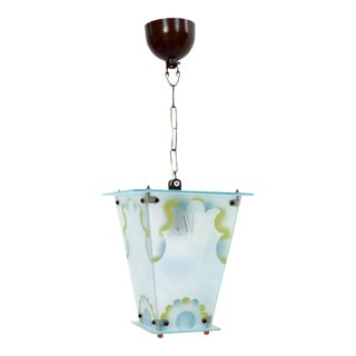 1930s Japanese Style Lantern Chandelier, Germany For Sale