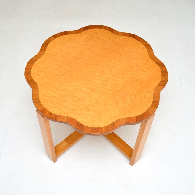 Art Deco Birds Eye Maple Nesting Tables, 1930s, Set of 5 For Sale - Image 6 of 11