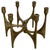 Large Mid-Century Modern Brutalist Bronze Candleholder from Michael Harjes, Germany, 1960 For Sale - Image 15 of 15