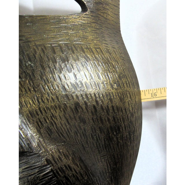 Burnt Umber Late 20th Century Big Old Iron Tragedy Mask For Sale - Image 8 of 9