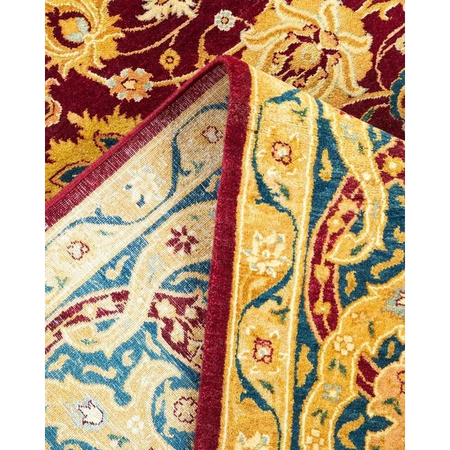 Mogul Collection Hand-Knotted Area Rug - Red 8' 0" x 10' 2" For Sale In New York - Image 6 of 9